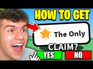 HOW TO GET THE ONLY AURA In Roblox AURA CRAFT!