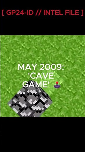 The Secret Name of Minecraft in 2009