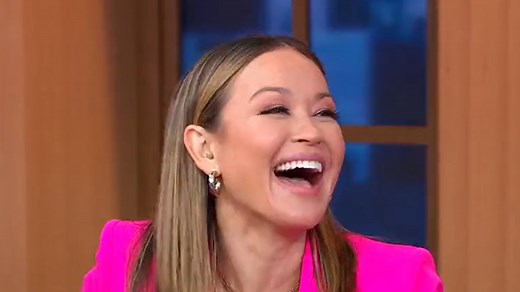 GMA3’s Eva Pilgrim reveals flat abs in crop top during workout in new videos