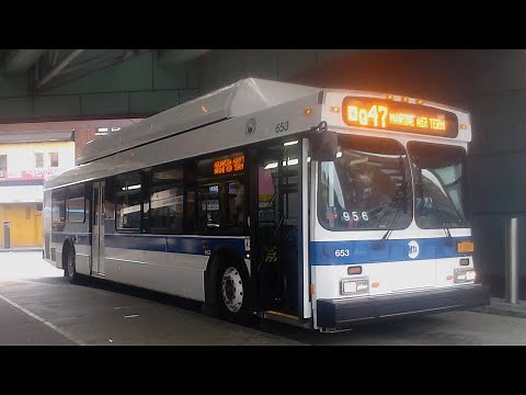 MTA Q47 Bus Ride: 2013 New Flyer C40LF 653 from Elmhurst to Jackson Heights (74 Street Bus Terminal)