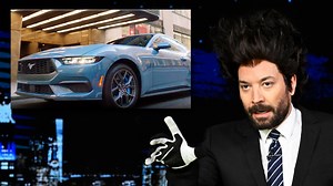 An exhilarating ride in the 2024 Mustang wakes Jimmy up before the show, in partnership with Ford Mustang. | The Tonight Show Starring Jimmy Fallon
