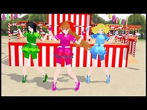 【MMD】Girls PPGZ