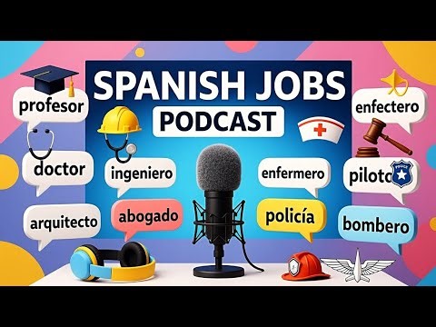 Spanish Podcast for Beginners | Jobs and Work Vocabulary|Learn Spanish While Listening |
