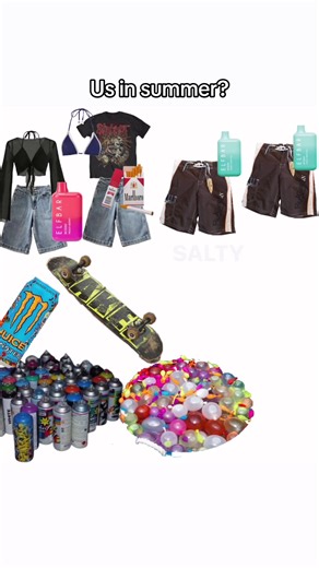 Summer Vibes: Group Skate and Graffiti Fun