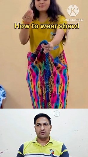 1.2M views · 8.8K reactions | How to wear shawl because winters are coming, lookalike this girl wearing shawl in different way #wintereshawl #wearingshawl #shawls #differentwearshawl #technique #lokinggood #reelfacebook #everyonefollowers .. | Ashwani Jamba Official | Facebook