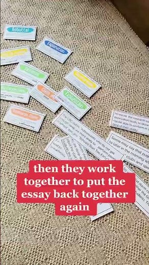 How to Teach Essays with a Hands-on Method