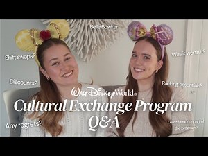 Answering your questions about the Cultural Exchange Program🐭✨🎠| CEP Q&A!!!