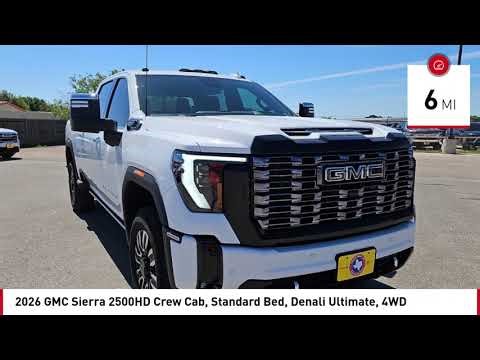 2026 GMC Sierra 2500HD San Angelo TX H26647