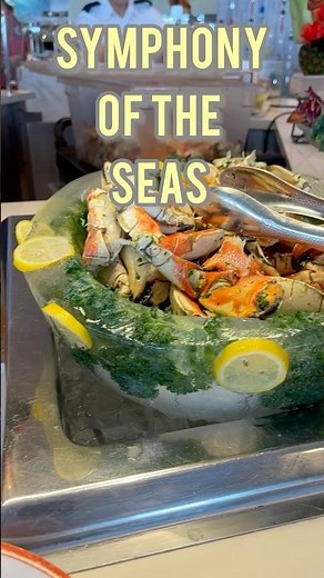 Don’t Miss This Seafood Feast on Symphony of the Seas #shortvideo