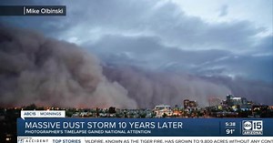 10-year anniversary of massive dust storm that swallowed Phoenix