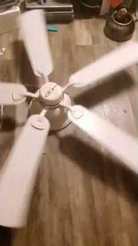 52" Harbor Breeze Centreville Ceiling Fan (before and after capacitor replacement)