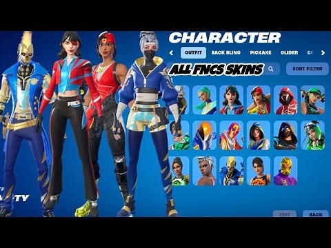 Every FNCS Skins Showcase in Fortnite 2024