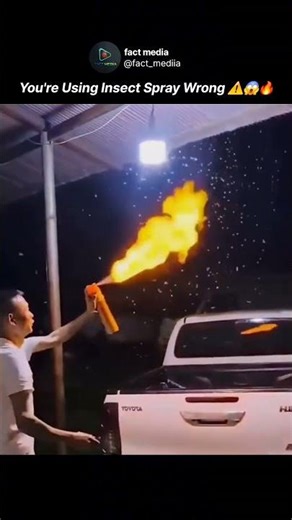 You're Using Insect Spray Wrong😱🔥