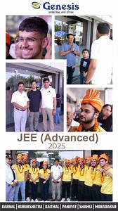 JEE Advanced result is out — and it’s another feather in Genesis’s crown! Our students have once again proven that with the right guidance, dreams do come true. At Genesis, every day feels like a celebration — because success isn’t occasional here, it’s everyday. We’ve guided countless students to their dream destinations — now it’s your turn. 📚 Admissions Open for Dropper Batch Exclusive Facilities: 🚍 Transport available from Nearby Town areas 🏡 AC Hostel (Separate for Boys & Girls) 💡 Don’t