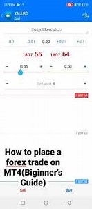 How to execute a forex order fast. Trade on MT4 For Android phone.Beginners Guide to trading forex.