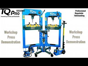 TQpro Air/Hydraulic Workshop Press Demonstration