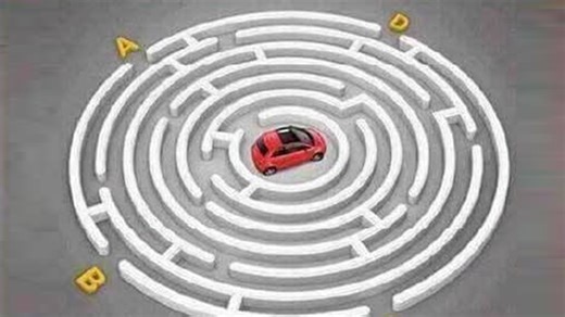 You have a high IQ if you can get the car through the maze in 15 seconds or less