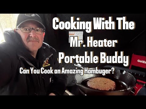 Can a Portable Buddy Heater Cook an AMAZING Hamburger? 🍔🔥 | Real Test