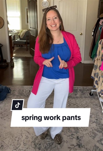 These are the perfect spring work pants. They’re lightweight, structured without feeling stiff, and the high waist is super flattering. The straight leg gives that polished look, but they’re still comfortable enough to wear all day. And yes, they have real pockets. #springworkwear #officeoutfitideas #halarapants #widelegpants #springstyle