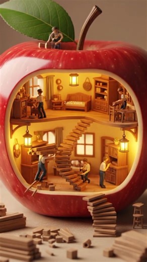 Apple house #minecraft #asmr #miniature