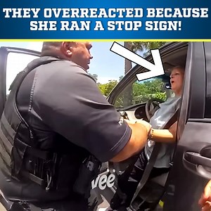Cops See An Old Lady Run A Stop Sign And Overreact #shocking #police #lawenforcement #stopsign | We The People University