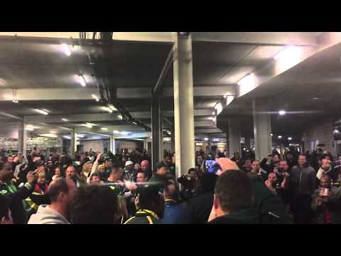 Shosholoza sung by South Africans at Rugby World cup 2015