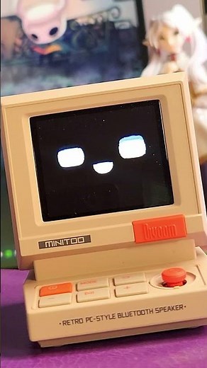 Divoom MiniToo Retro Computer Speaker Showcase | Cute Bluetooth Pixel Speaker for Desk Setup