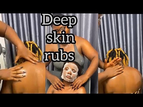 Deep skin ASMR rubs/instant sleep ASMR massage