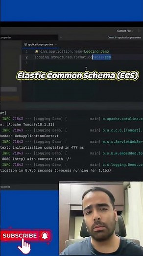 Structured logging in Spring Boot 3.4 #springboot #springboottutorial #springboot3