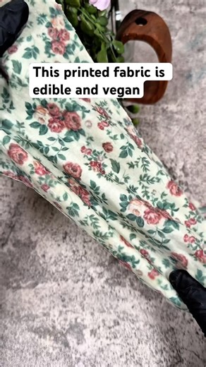 Vegan Edible Printed Fabric for Cake Decorating | Realistic Cake Hack