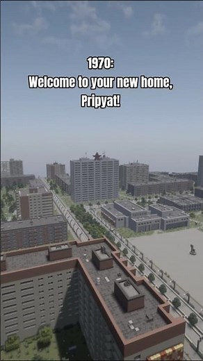 Pripyat City Chernobyl Zone before the explosion | Minecraft Build Timelapse