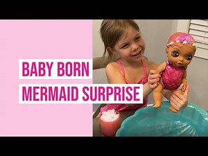 Baby Born Mermaid Surprise kids Pretend Play