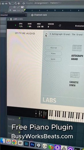 Free Piano Plugin - Spitfire Audio LABS