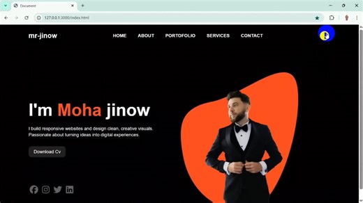 Create a Stunning Portfolio Website with HTML and CSS