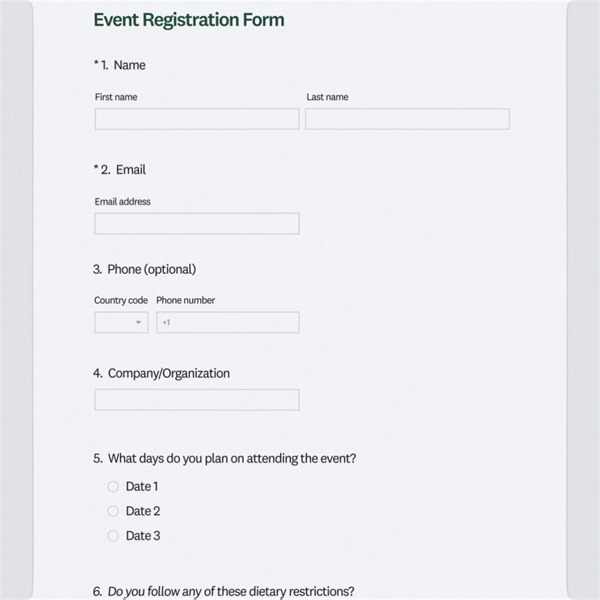 Need a form for event registrations? How about contact lists, payments, or applications? SurveyMonkey Forms has 50+ expert templates to support *all* your business needs. Learn more at: https://bit.ly/46GMSpF | SurveyMonkey | Facebook