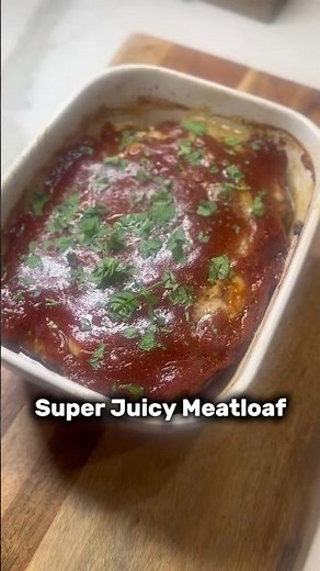 ➡️ Super Juicy Meatloaf | No Onion, Baked Right in the Pan! 🍖🔥