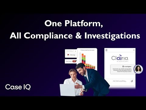 Case IQ Compliance & Risk Management Software: Detect, Investigate & Prevent Misconduct