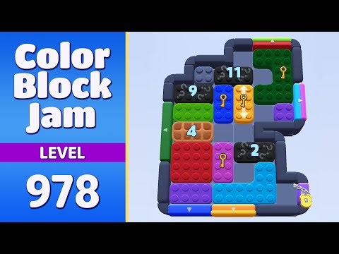 Color Block Jam Level 978 (979) | Puzzle Solved! 🎯