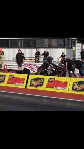 Rikard Gustafsson Top Fuel Bike at Mantorp Park 2025
