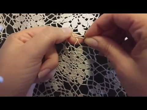 Vintage tablecloth restoration