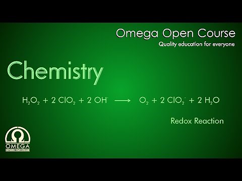 Redox Reaction - Hydrogen Peroxide (H2O2) With Chlorine Dioxide (ClO2) in Basic Medium