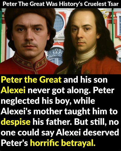 Peter the Great and his son Alexei never got along. Peter neglected his boy, while Alexei's mother taught him to despise his father. But still, no one could say Alexei deserved Peter's horrific betrayal. | Factinate