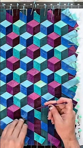 Cubes Cubed – My Never-Before-Taught Weave (Free at Quilters Paradise Summit!)