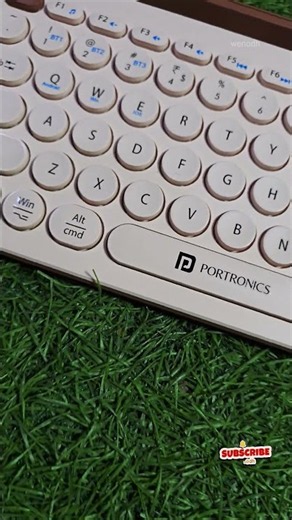 ⌨️ Portronics Bubble 3.0 Wireless Keyboard | 3-Device Bluetooth + 2.4GHz ⚡