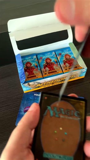 ASMR unboxing 15 Magic packs in one go #asmr #satisfying #mtg