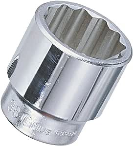 GENIUS TOOLS 3/4" Dr. 30mm Hand Socket (12-Point) (CR-Mo) - 635230