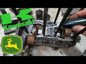 340cc Snowmobile Engine Rebuild Continued...Bottom end. #snowmobile #engine #mechanic