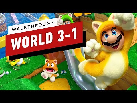 Super Mario 3D World Walkthrough - World 3-1: Snowball Park