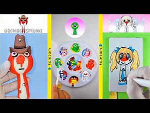 Sprunki 🎵 Mixing Colors 🌈 Sprunki Draw & Clay 🟡