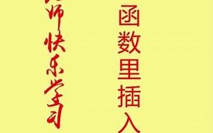 Excel函数里插入文字